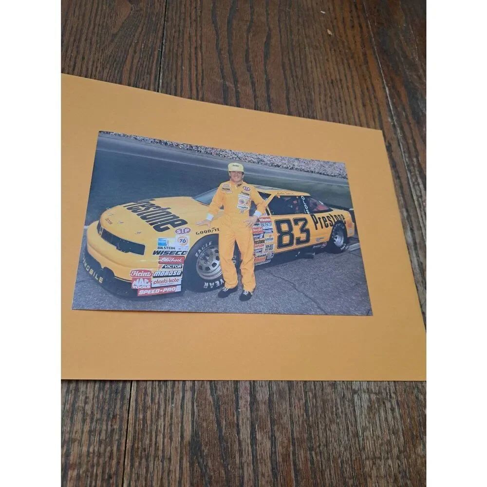 Vintage Lake Speed Driver Card #83 Oldsmobile Prestone STP 6x9 NASCAR Promo
